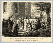 32294 Afbeelding van de wijdingsplechtigheid van de Sint-Thomaskapel te Utrecht.